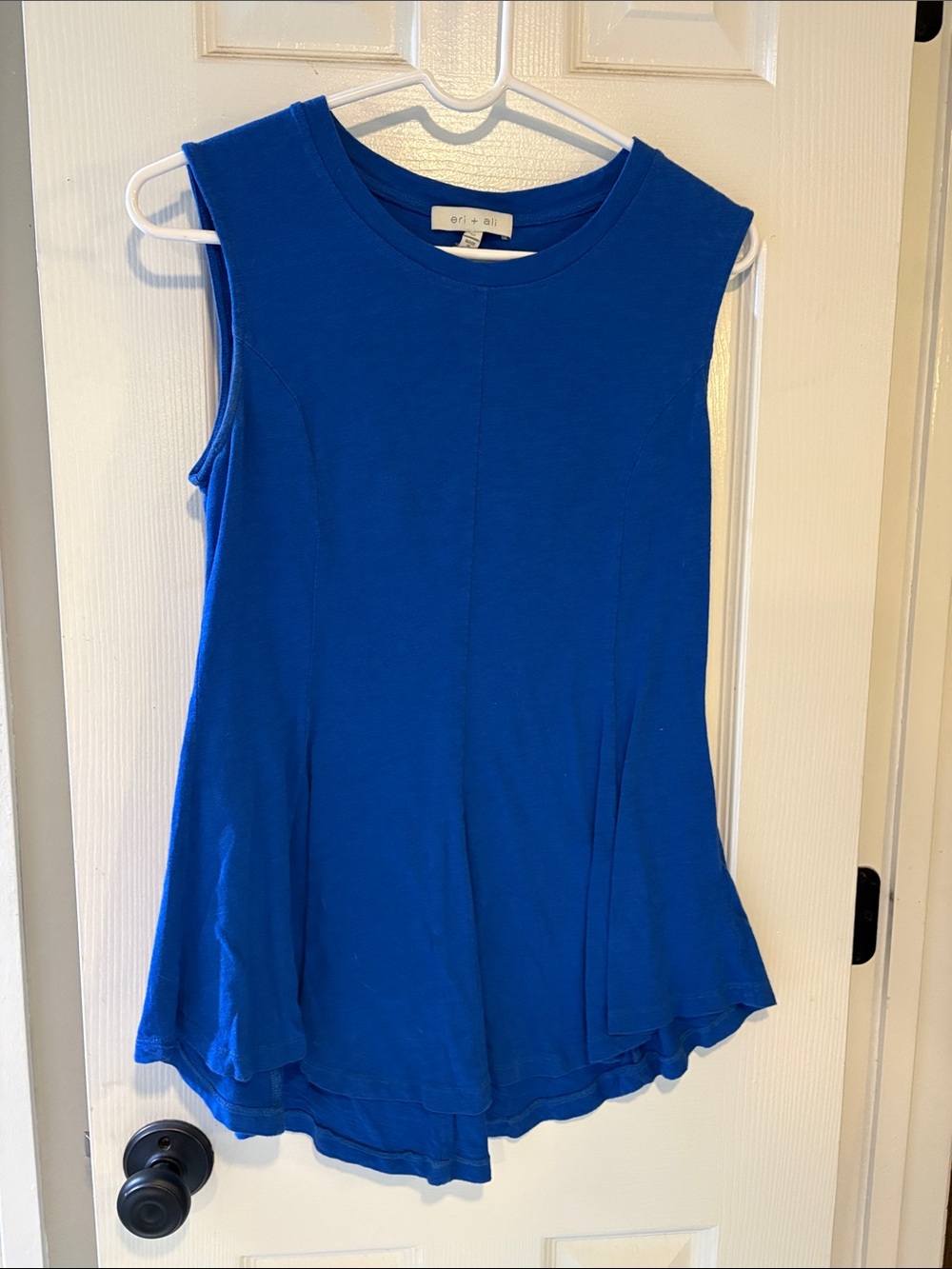 Eri + Ali Royal Blue Sleeveless Swing Tank